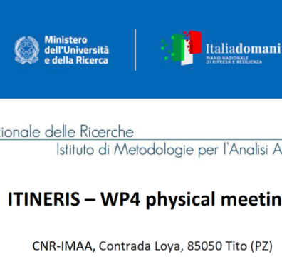 ITINERIS – WP4 physical meeting